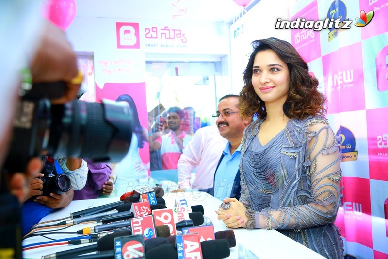 Tamannaah Launches  B New Mobile Store At Karimnagar