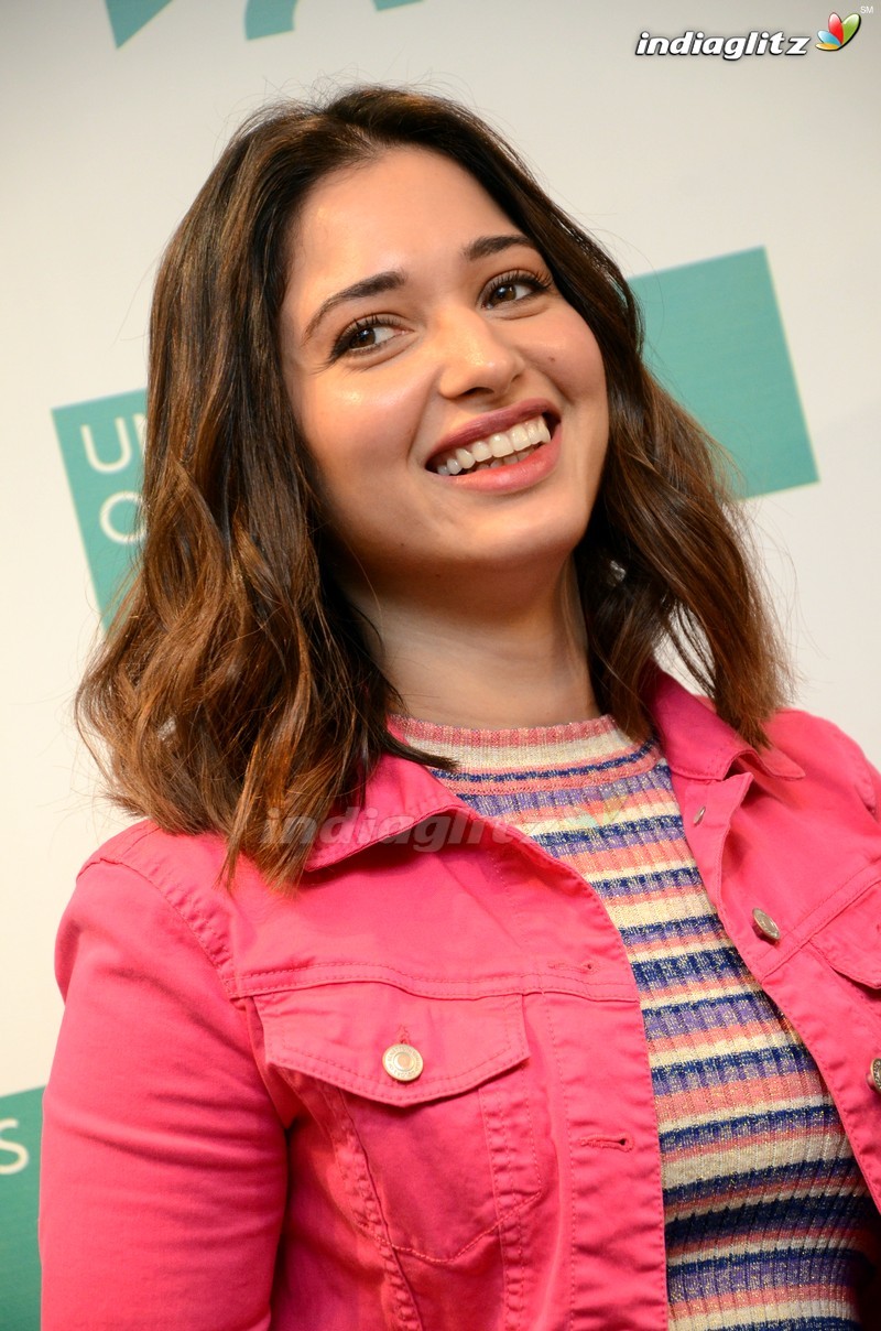 Tamannaah Launches UCB Spring-Summer 2019 Collection In Hyd