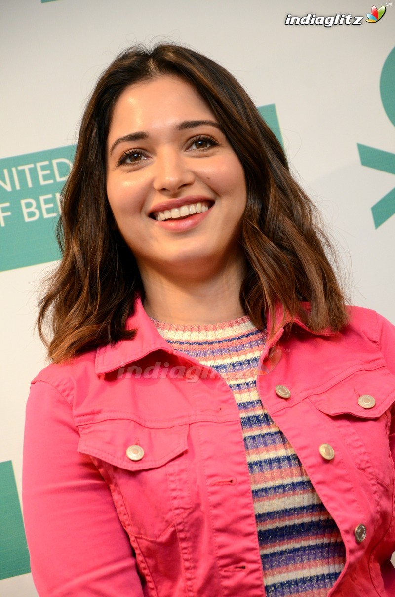 Tamannaah Launches UCB Spring-Summer 2019 Collection In Hyd