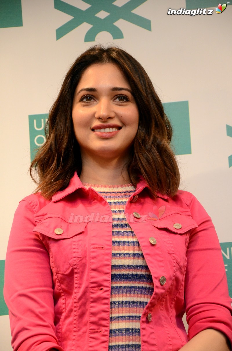 Tamannaah Launches UCB Spring-Summer 2019 Collection In Hyd