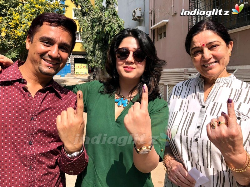 Telangana Elections: Celebrities Cast Their Vote