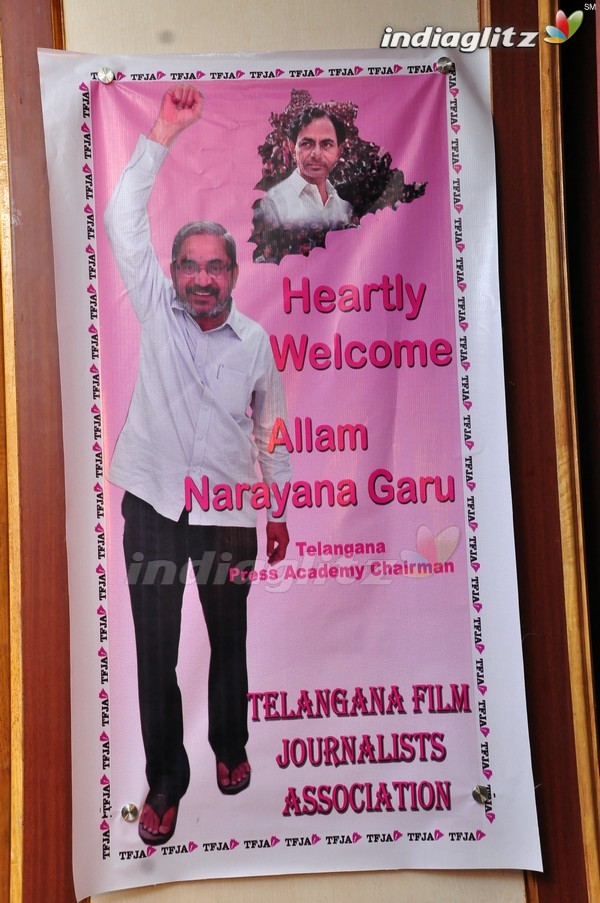 TFJA Felicitates Allam Narayana