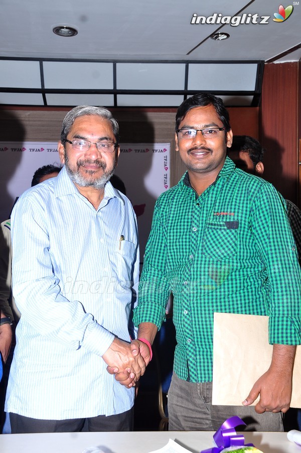 TFJA Felicitates Allam Narayana