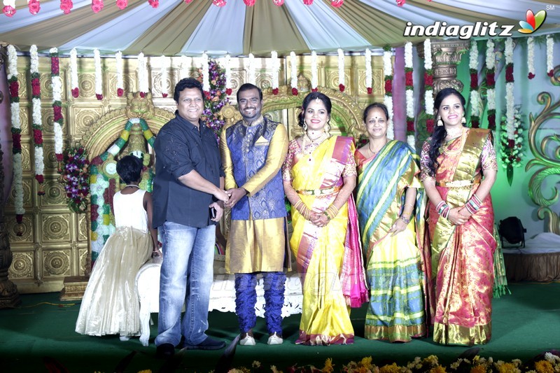 Thota Prasad Daughter Padma Naga Sravya Wedding Reception Photos