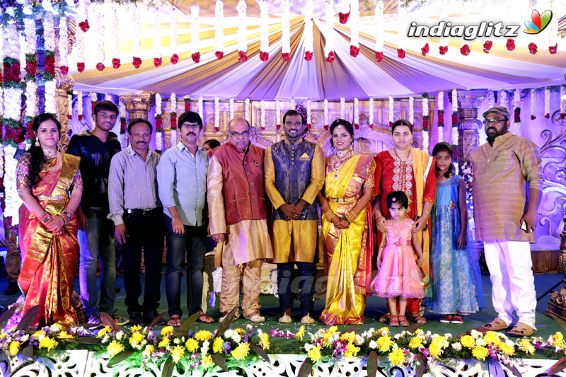 Thota Prasad Daughter Padma Naga Sravya Wedding Reception Photos