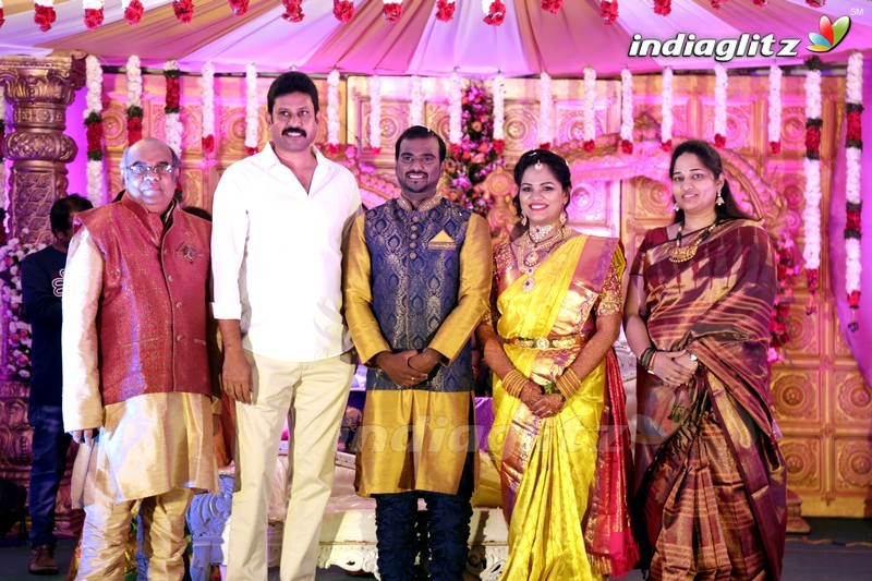 Thota Prasad Daughter Padma Naga Sravya Wedding Reception Photos