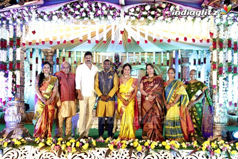 Thota Prasad Daughter Padma Naga Sravya Wedding Reception Photos