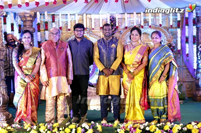 Thota Prasad Daughter Padma Naga Sravya Wedding Reception Photos