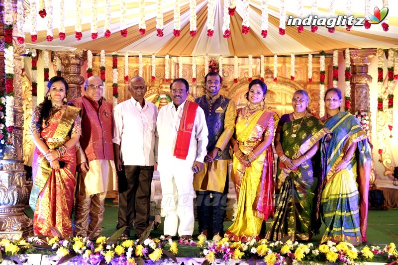 Thota Prasad Daughter Padma Naga Sravya Wedding Reception Photos