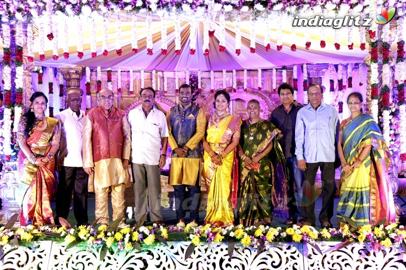 Thota Prasad Daughter Padma Naga Sravya Wedding Reception Photos