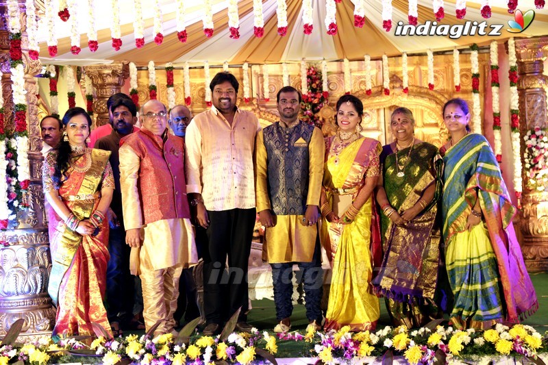 Thota Prasad Daughter Padma Naga Sravya Wedding Reception Photos