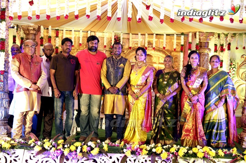 Thota Prasad Daughter Padma Naga Sravya Wedding Reception Photos