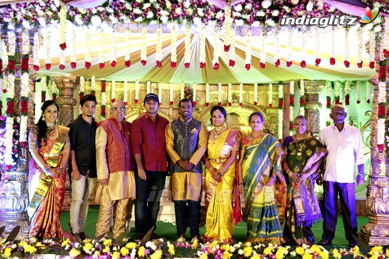 Thota Prasad Daughter Padma Naga Sravya Wedding Reception Photos