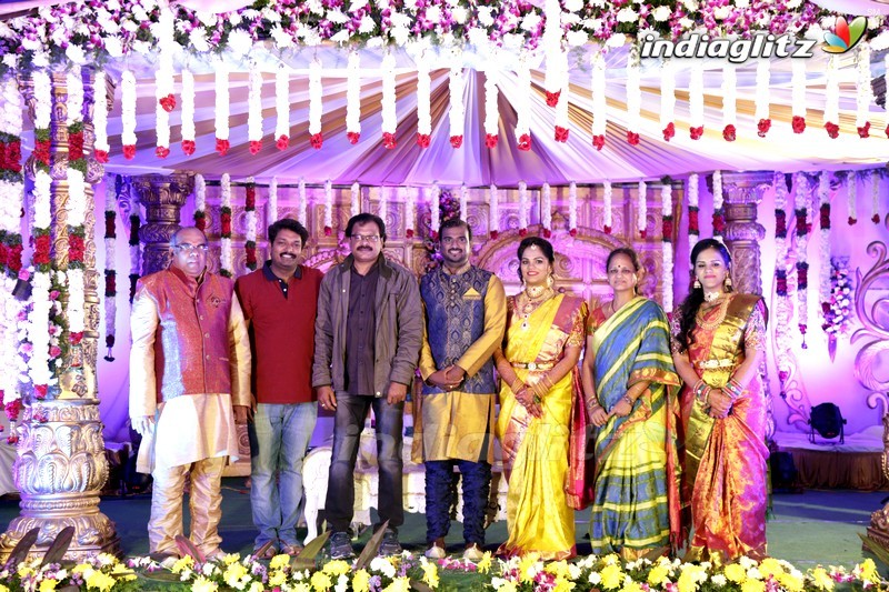 Thota Prasad Daughter Padma Naga Sravya Wedding Reception Photos