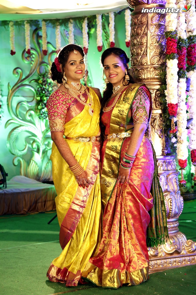 Thota Prasad Daughter Padma Naga Sravya Wedding Reception Photos