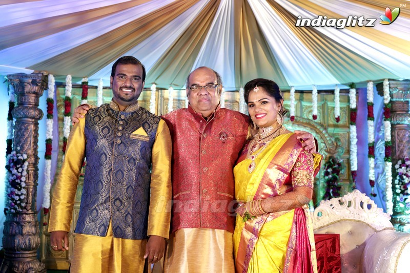 Thota Prasad Daughter Padma Naga Sravya Wedding Reception Photos