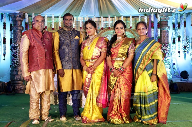 Thota Prasad Daughter Padma Naga Sravya Wedding Reception Photos