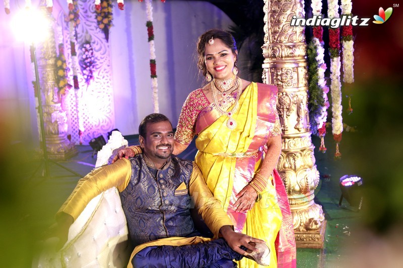 Thota Prasad Daughter Padma Naga Sravya Wedding Reception Photos