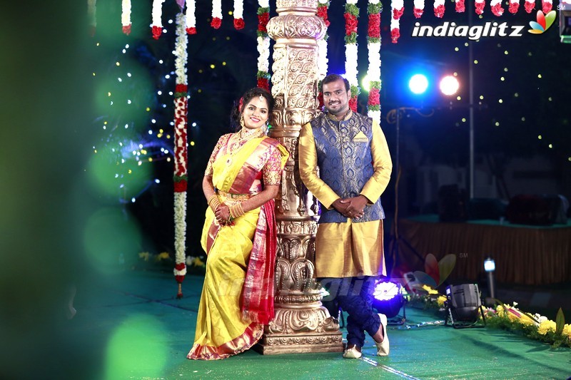 Thota Prasad Daughter Padma Naga Sravya Wedding Reception Photos