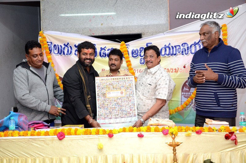 Telugu Movie Dubbing Artists Union Calendar Launch