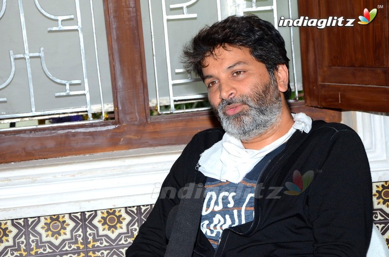 'Aatagadharaa Siva' Hero Uday With Trivikram Srinivas