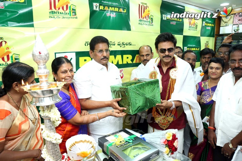 Venkatesh Inaugurates RamRaj Cotton in Nellore