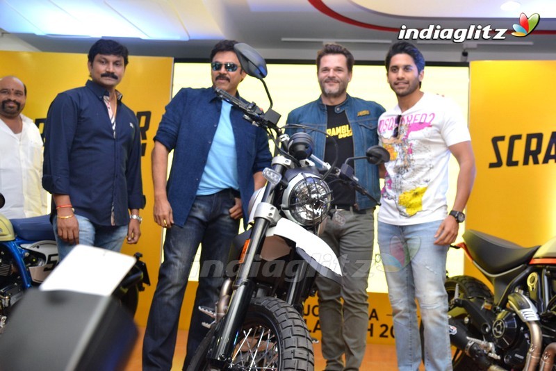 Venkatesh and Naga Chaitanya Launch Ducati 9th Showroom