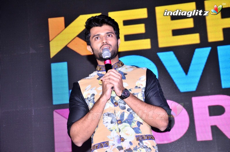 Vijay Devarakonda @ KLM Mall Logo Launch