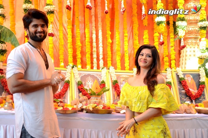 Vijay Devarakonda - Mehreen - Studio Green Movie Launch