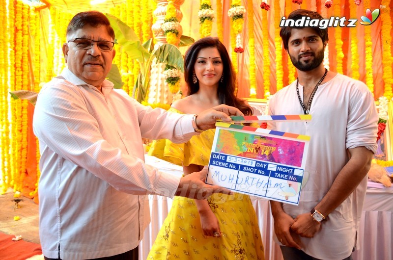 Vijay Devarakonda - Mehreen - Studio Green Movie Launch