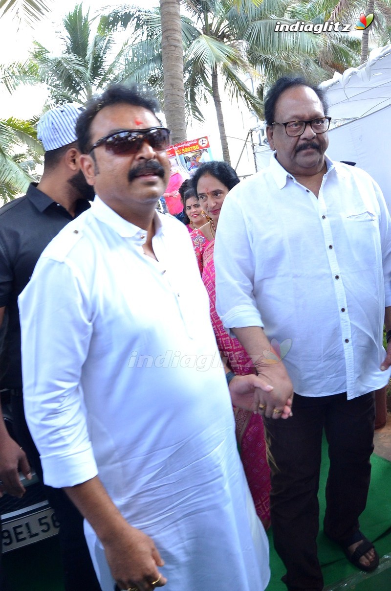 Celebs At Vijaya Nirmala Statue Inauguration