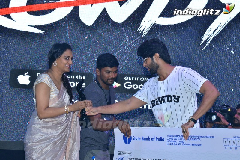 Vijay Deverakonda interacts with his Rowdy club members