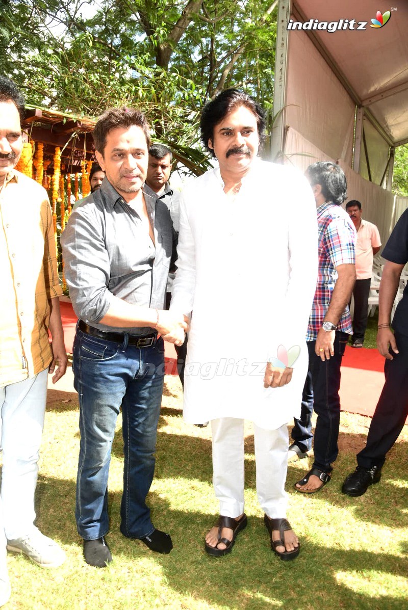 Pawan Kalyan @ Vishwak Sen, Aishwarya Arjun Movie Launch