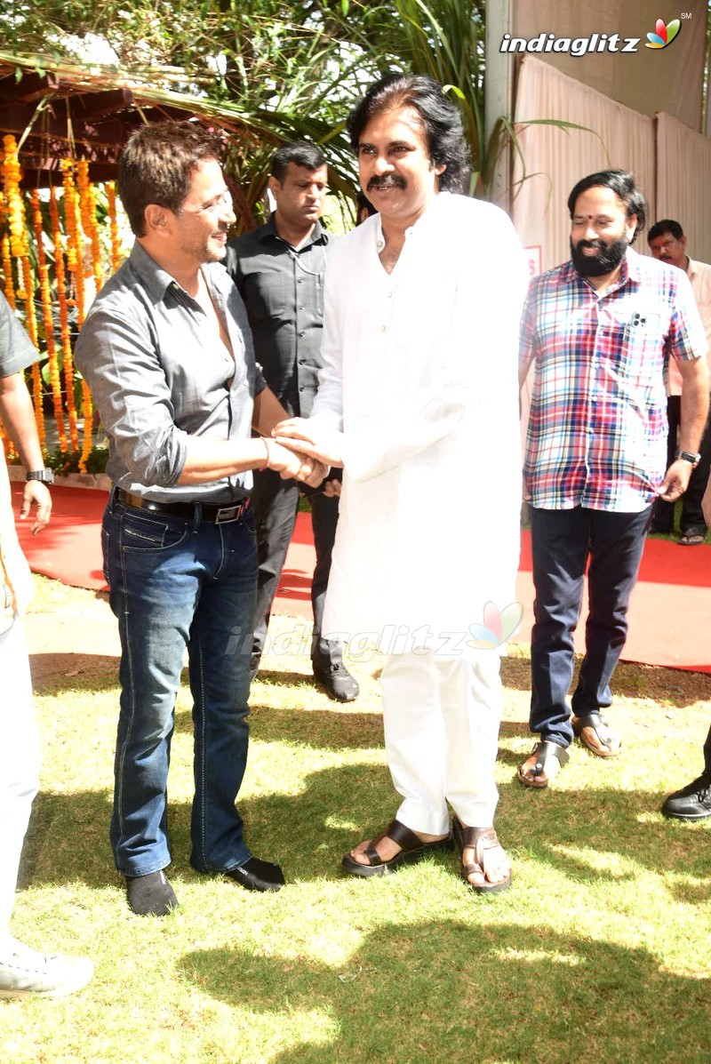 Pawan Kalyan @ Vishwak Sen, Aishwarya Arjun Movie Launch