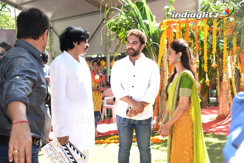 Pawan Kalyan @ Vishwak Sen, Aishwarya Arjun Movie Launch