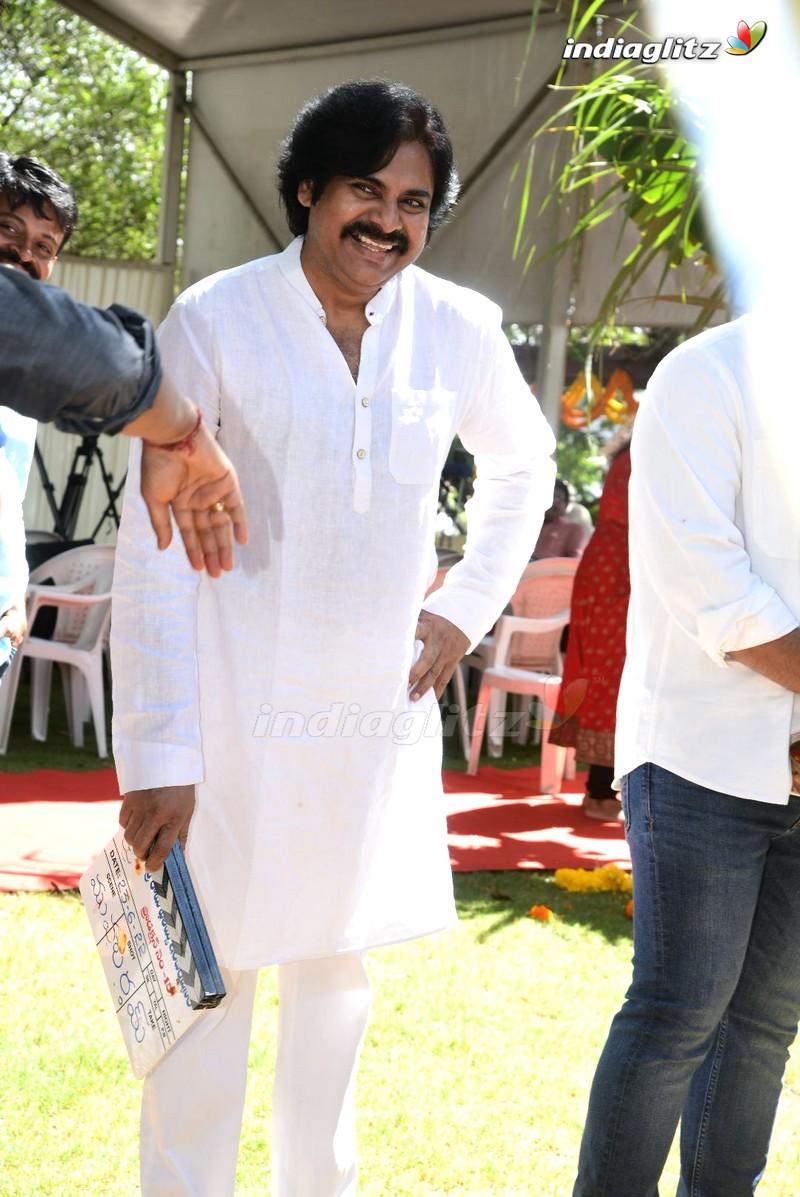 Pawan Kalyan @ Vishwak Sen, Aishwarya Arjun Movie Launch