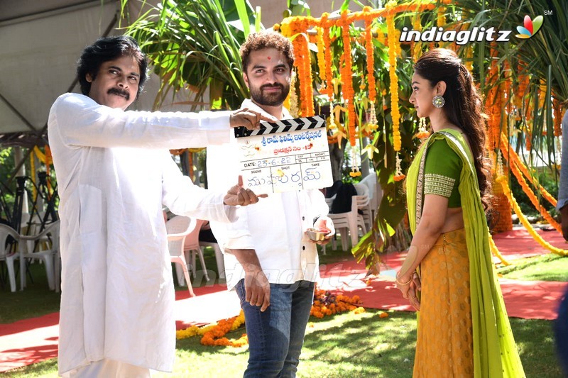 Pawan Kalyan @ Vishwak Sen, Aishwarya Arjun Movie Launch