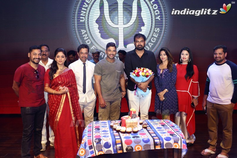 'Naa Peru Surya' Team Celebrates Vakkantham Vamsi Birthday