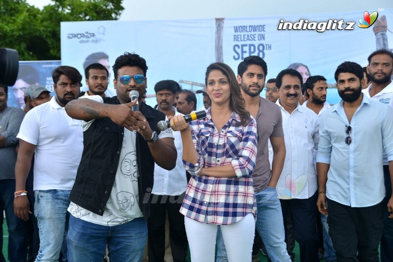 'Yuddham Sharanam' Team In Vizag & Rajahmundry