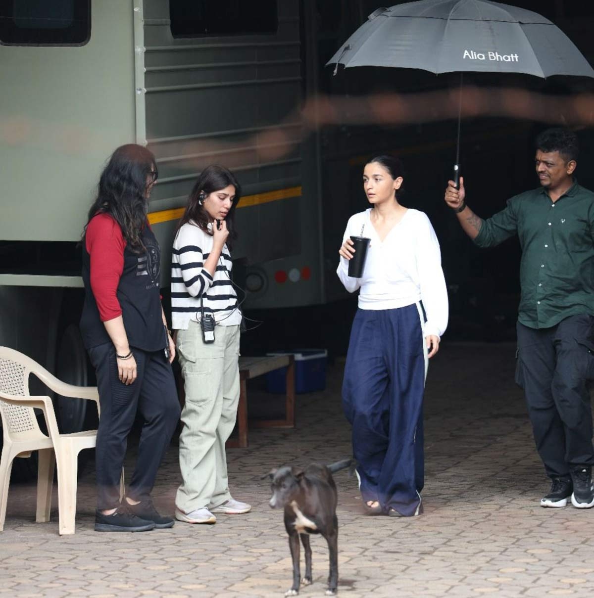 Alia Bhatt snapped on the sets of YRF Spyverse Alpha