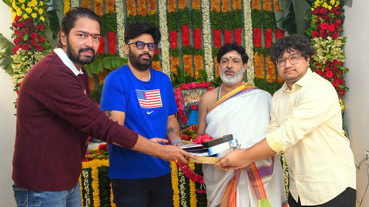 Allari Naresh new film launched in traditional style