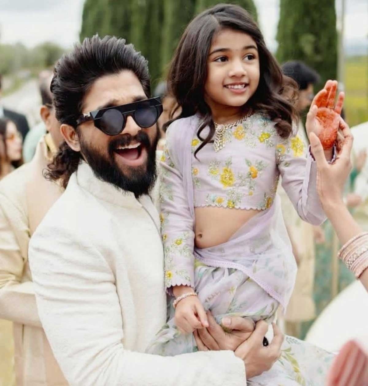 Allu Arjun wonderful wishes to Allu Arha on her B-Day