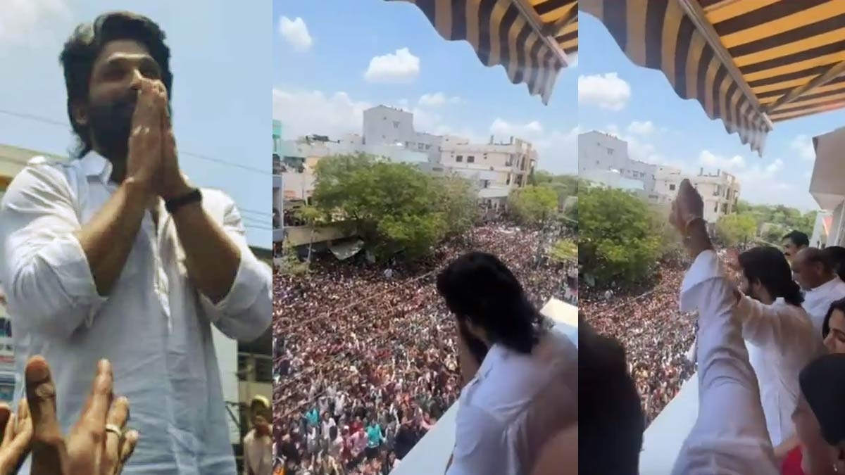 Icon Star Allu Arjun springs a surprise: Campaigns for YSRCP