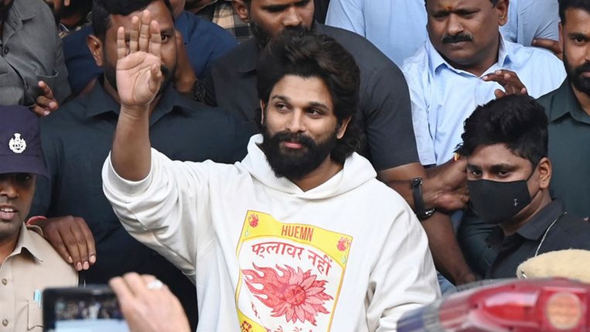 Breaking: Allu Arjun Released From Jail