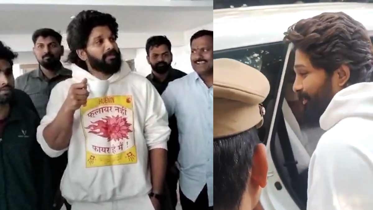 Police Officials Take Allu Arjun To Chikkadapally Police Station