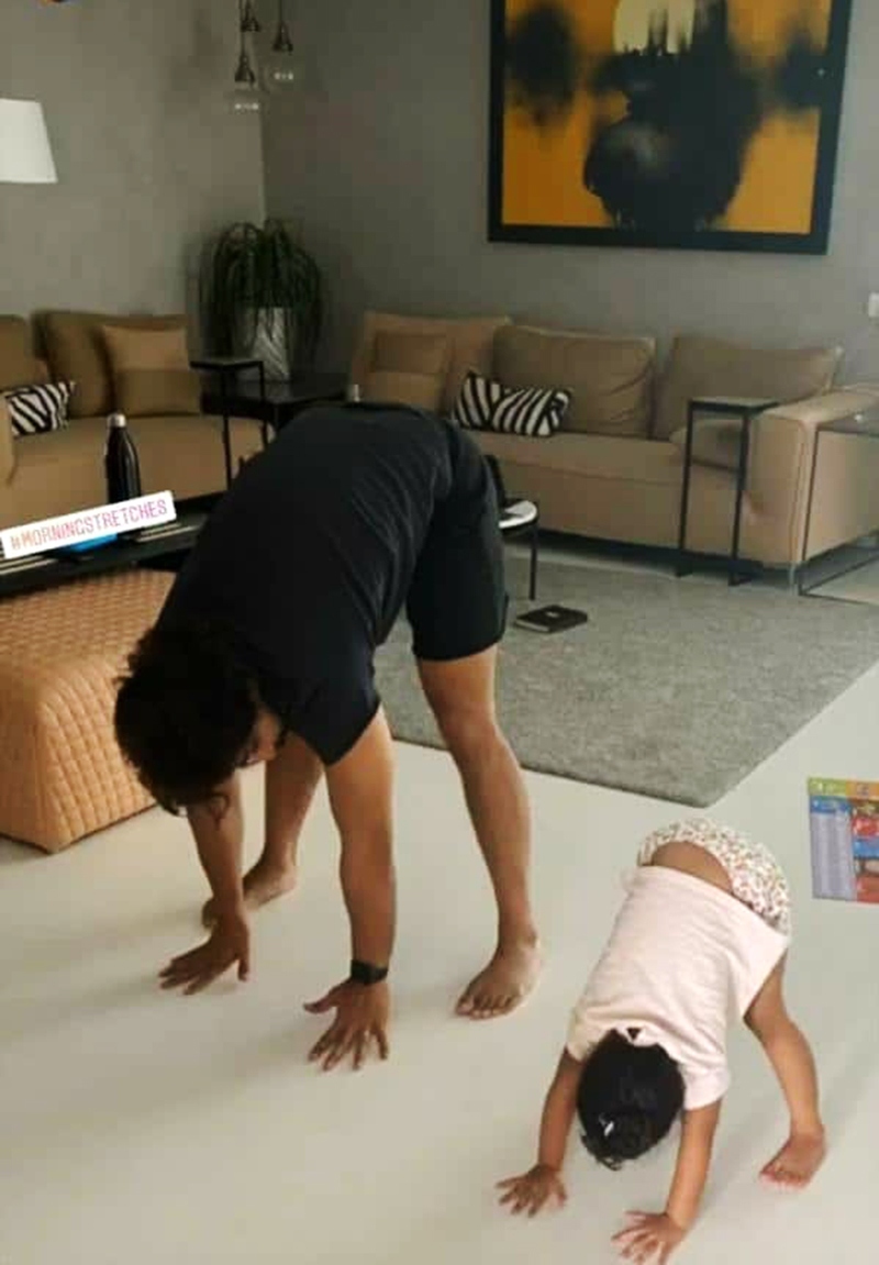 Pic of the Day: Allu Arjun and his daughter in perfect sync! 