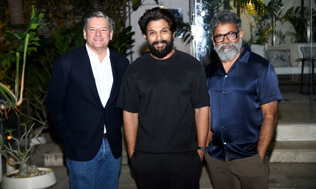 Icon Star Allu Arjun dines with Netflix CEO Ted Sarandos