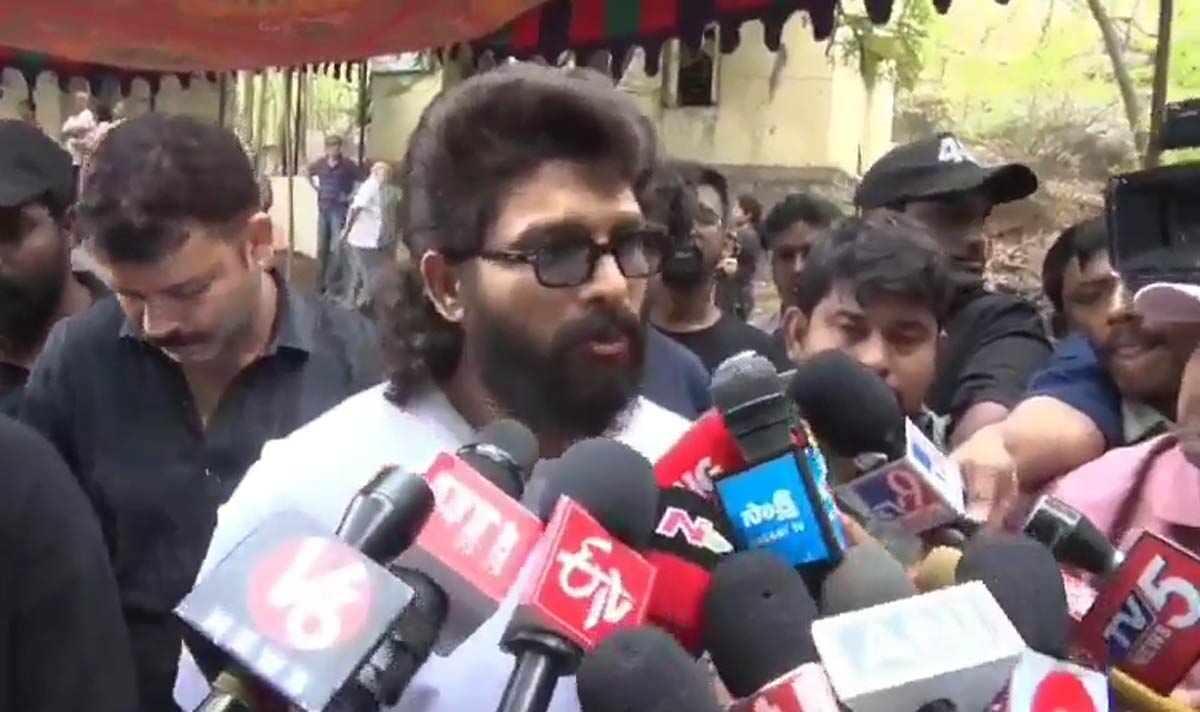 Icon Star Allu Arjun casts his vote, clarifies his political stand