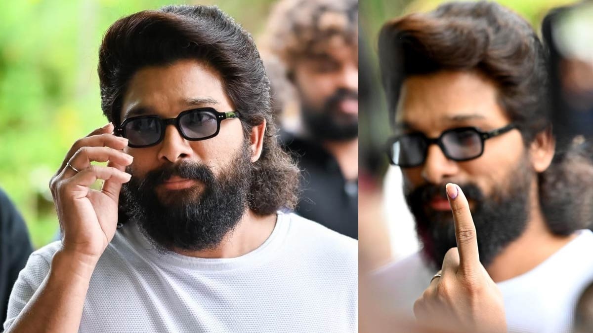 Icon Star Allu Arjun casts his vote, clarifies his political stand