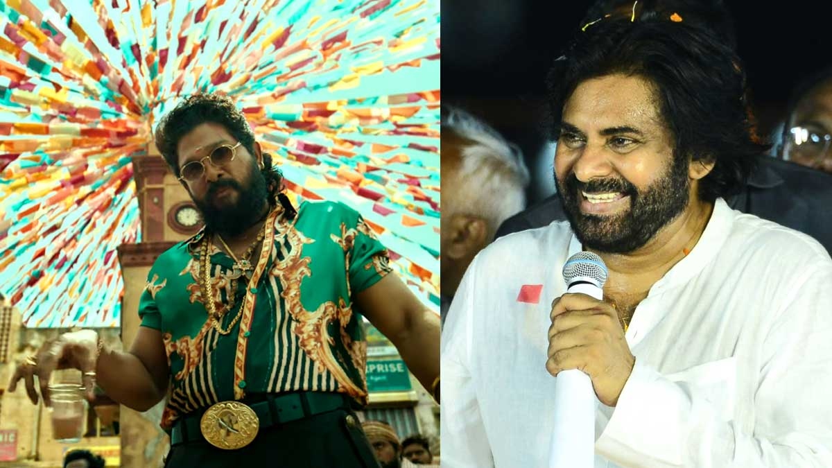 Icon Star Allu Arjun's symbolic support to Power Star Pawan Kalyan's Jana Sena